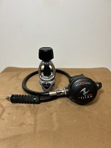 Scuba Diving Regulator Aqualung Titan Pre Owned Tested 1st And 2nd Stage.