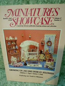 LC-1776 CRAFT book: "MINIATURE SHOWCASE" Summer 1987 V.2 #3
