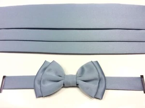FASCIA SMOKING BIMBO E PAPILLON GRIGIO - Picture 1 of 1