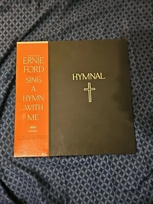 Tennessee Ernie Ford " Sing A Hymn With Me" Deluxe Vinyl Album With Hymn Book - Image 1 of 4