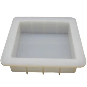 Large Square Mold Silicone Mould Tray for Homemade Ice Cake Loaf Baking Craft :) - Picture 1 of 6