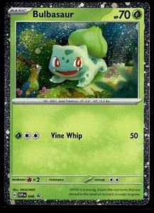 Bulbasaur - 046 (Cosmos Holo) 046 Sv: Scarlet & Violet Promo Cards Holo - Picture 1 of 2
