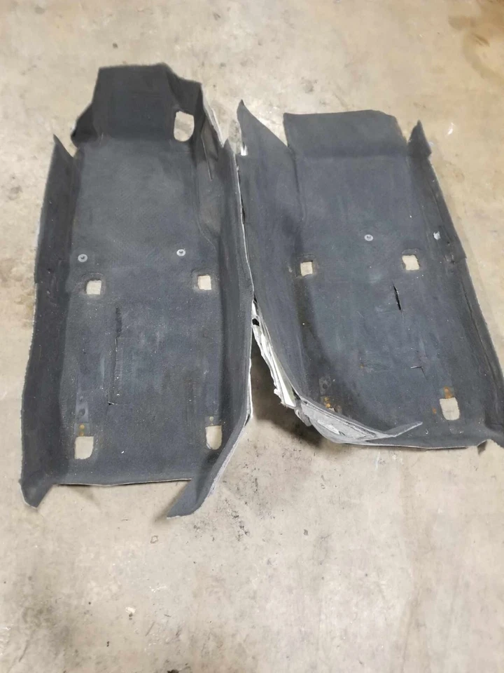 Chevrolet Corvette 2005-2013 cupé OEM C6 alfombra interior negra #71 Foto 1 de 4