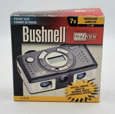 Bushnell #11-0718 Binocular & Digital Camera 7 x 18 Imageview w/USB Port 2004 - Image 1 of 4