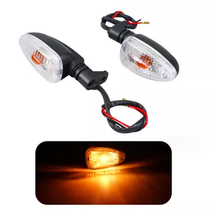 2 x Clear Turn Signal Lights Indicator For BMW R1200GS F800GS F800R 2008-2012 - Foto 1 di 8
