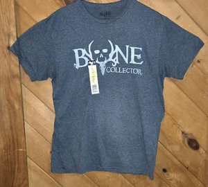 Bone Collector Mens Shirt Gray Adult Short Sleeve Hunt Graphic Size Medium  - Picture 1 of 3