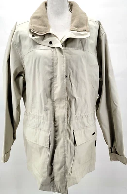 Chaqueta PACIFIC TRAIL Mujer Calidad Exterior Forrada Cremallera Beige Talla Grande Foto 1 de 4