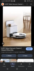 ILIFE A12 Pro Robot Aspirador y Fregona Combo, Estación AutoVaciado  - Imagen 1 de 3