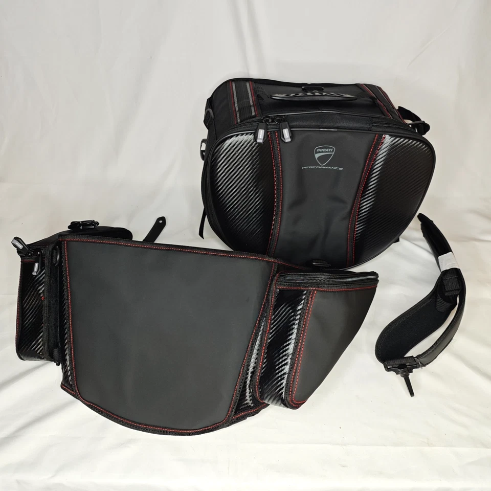 Ducati Performance Genuine OEM Diavel Rear Bag Set Kit 96780341A - Imagem 1 de 4