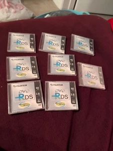 8 New Fujifilm FBD Rds, 60 Min, Double Sided, 2.8 GB, 1X 10 4X - Picture 1 of 10
