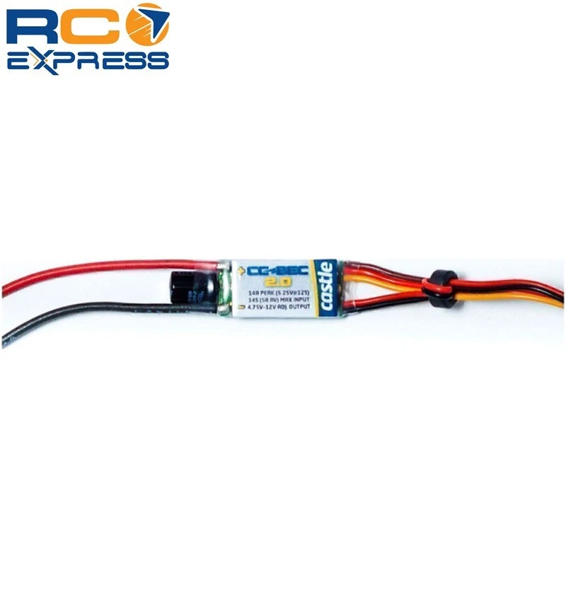 Castle Creations Castle Bec 2.0 20a salida máxima 010-0154-00 CSE010-0154-00 Foto 1 de 1