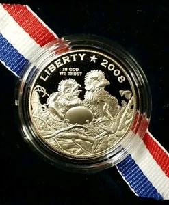 2008 S LIBERTY BALD EAGLE CHALLENGE PROOF HALF DOLLAR COMMEMORATIVE - Picture 1 of 2