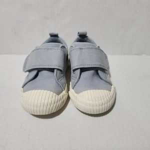 Kleinkind Jungen Ezra Canvas Turnschuhe Klettverschluss blau Katze & Jack Größe 5 - Bild 1 von 7
