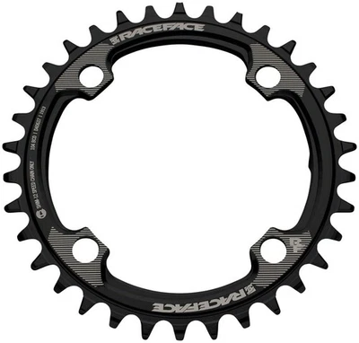 Race Face Narrow Wide 1x MTB Chainring 104mm BCD 32t Black Shimano 12 speed HG+ - Image 1 of 2