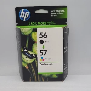 Genuine HP 56 57 C9321FN Combo Pack Ink Cartridges OEM NEW SEALED Exp 2/12 - Picture 1 of 2