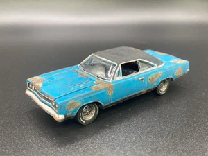 Plymouth GTX 1969 oxidado desgastado granero encontrar 1/64 diecast personalizado coche Greenlight - Imagen 1 de 15
