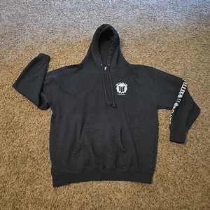 Fishing Sweatshirt Willie Boats Oregon Mens XXL Black 80 Cotton & 20 Polyester - Picture 1 of 19