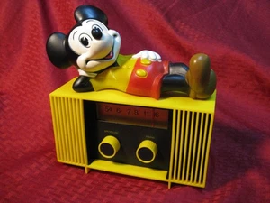 VINTAGE DISNEY 1960S MICKEY MOUSE HI-FI RADIO AM TABLETOP 9V CONCEPT 2000 WORKS - Picture 1 of 10