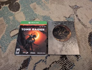 Shadow of the Tomb Raider Edición Steelbook Limitada (Xbox One) Probado y Funcionando - Imagen 1 de 4