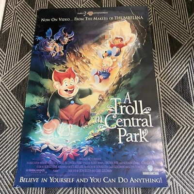 Original Vintage Movie Theater Poster: A Troll in Central Park (1994) 27" x 40" - Image 1 of 4