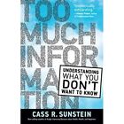 Too Much Information - Paperback / softback NEW Sunstein, Cass  08/03/2022