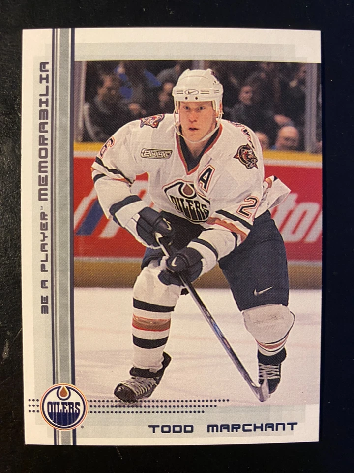Todd Marchant 2000-01 Be a player Memorabilia In The Game #325 Edmonton Oilers - Image 1 of 2