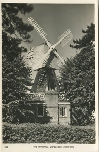 DIE WINDMÜHLE, WIMBLEDON COMMON - Surrey Postkarte Charles Skilton - Bild 1 von 2