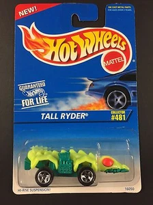 Rara tarjeta de error Hot Wheels Tall Ryder 16050 481 - Imagen 1 de 4