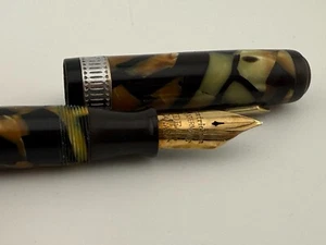 Lovely Rare Vintage Waterman's Patrician Nacre Pattern Fountain Pen - 14ct Nib - Picture 1 of 15