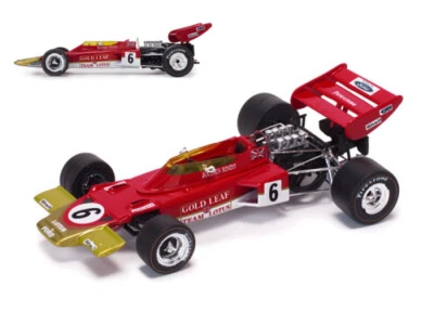 MODELLINO AUTO F1 STATICO QUARTZO LOTUS 72D JOCHEN RINDT 1970 FRENCH GP 1/43 - Immagine 1 di 4