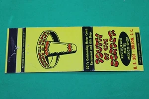 Vintage South of the Border, Dillon SC Matchbook cover - front strike - Picture 1 of 2