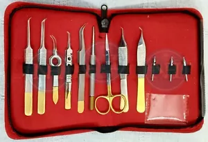 KIT STRUMENTI BASE TRAPIANTO CAPELLI 12 PZ - Foto 1 di 5