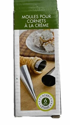 CREAM HORN MOLDS from Fox Run, Pack of 6 - Image 1 of 4