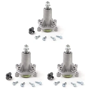 Paquete de 3 husillos de cubierta para cortadora de césped Terre Products OEM se adapta a cubiertas de 42-54" - Imagen 1 de 7