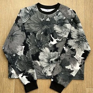 NWT Adidas Floral Graphic Floral Sweatshirt size large - Picture 1 of 10