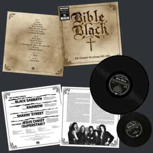 BIBLE BLACK Complete Recordings 1981-1983 LP 7" Heavy Metal accept running wild - Picture 1 of 2