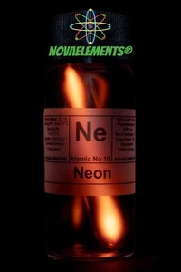 Neon Gas Ampoule, Neon Gas Sample, Neon Glow In The Dark Ampoule, Neon Vial - Picture 1 of 6