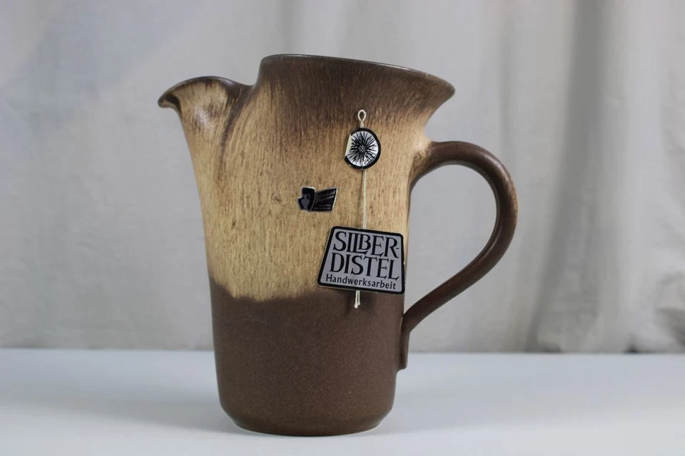DA/ älterer Krug - Silberdistel - Handwerksarbeit Made in Germany - 1150 Gr /280 - Bild 1 von 4