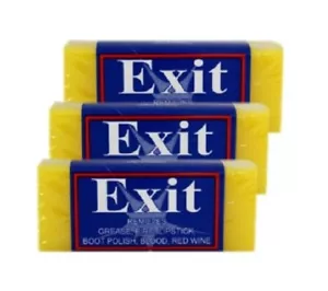 3PCE Exit Soap Instant Stain Remover Blocks Unscented Biodegradable 50g - Picture 1 of 7