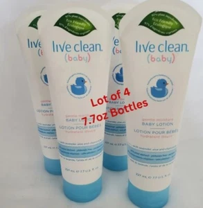 Live Clean Baby Gentle Moisture Baby Lotion 7.7 oz, Lot of 4, New - Picture 1 of 9