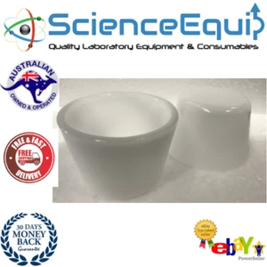 Wide Silica Crucibles Broad Base - wide base Glazed 40ml Fused Silica Quartz - Bild 1 von 3