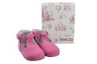 Cucada girls shoes low shoes leather Gr. 21 Pink New