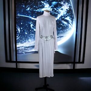 Womens Princess Leia Star Wars Dress Belt Costume Sz M Halloween Cosplay