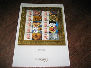 LS1 PERSONALIZED STAMPS GENERIC SMILERS COMPLETE SHEET * - Picture 1 of 1