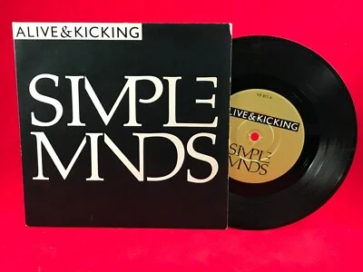 SIMPLE MINDS Alive & Kicking 1985 UK 7" Vinyl Single original Jim Kerr 45 - Image 1 of 2