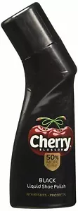 Cherry Blossom Liquid Wax Polish Black 75ml - Free Shipping - Picture 1 of 2