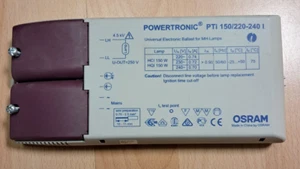 Neu 1 Stk. OSRAM Powertronic HQI 150W PTI 150/220-240 EVG Vorschaltgerät - Bild 1 von 1