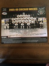 2005-06 Chicago Wolves 8x10 Team Photo