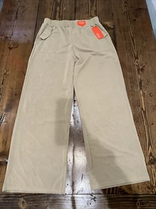 Maze Collection Wide Leg Ponte Leggings Women's XL Stretch Beige New - Picture 1 of 6