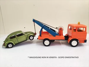GAMA MERCEDES 1820 CARRO ATTREZZI FRIZIONE 1:24 1:20 VINTAGE 23CM - no polistil - Foto 1 di 16